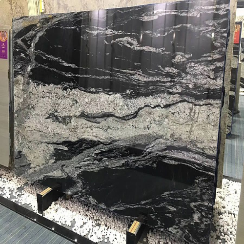 Cosmos Black Granite Slab