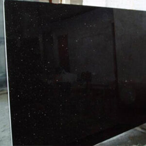 Jet Black Granite Slab